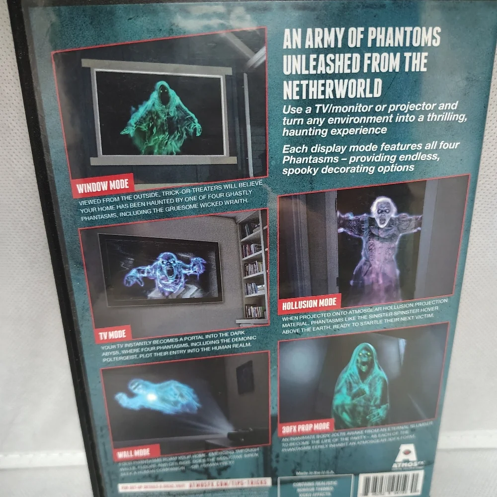 Phantasms AtmosFEARfx DVD Digital Decor Halloween